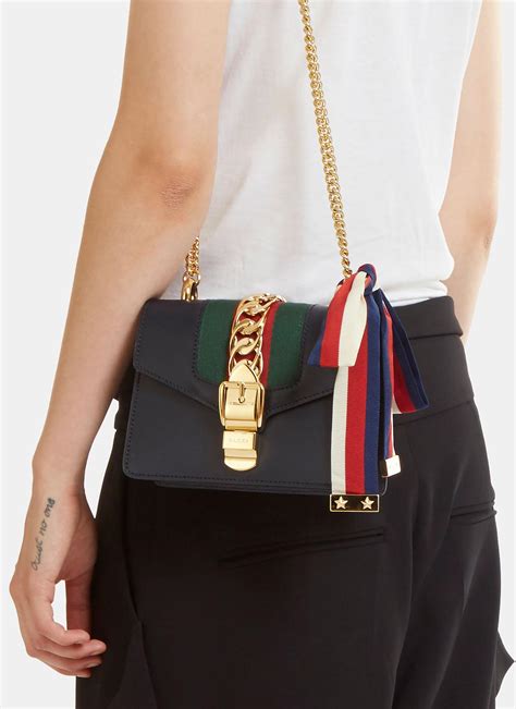 sylvie gucci small|gucci sylvie mini shoulder bag.